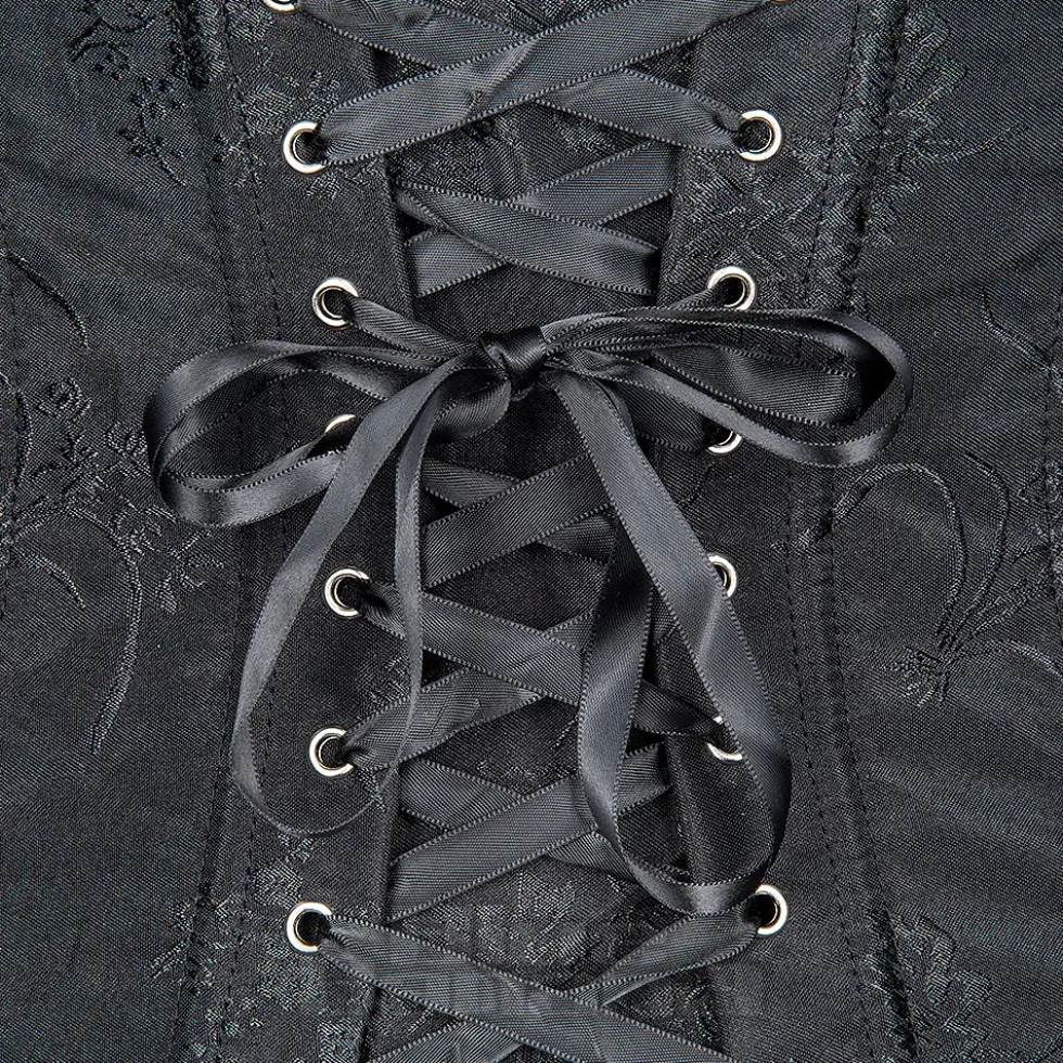 Vixxsin Dahlia Gothic Corset (Black)