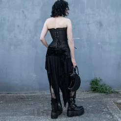 Vixxsin Dahlia Gothic Corset (Black)