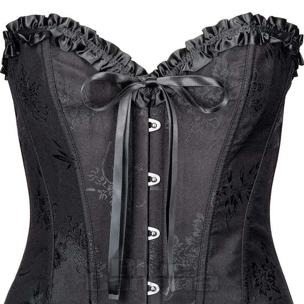 Vixxsin Dahlia Gothic Corset (Black)