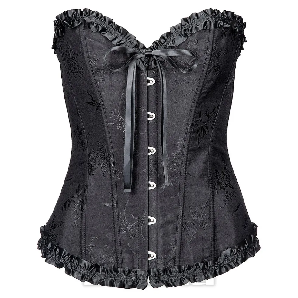 Vixxsin Dahlia Gothic Corset (Black)