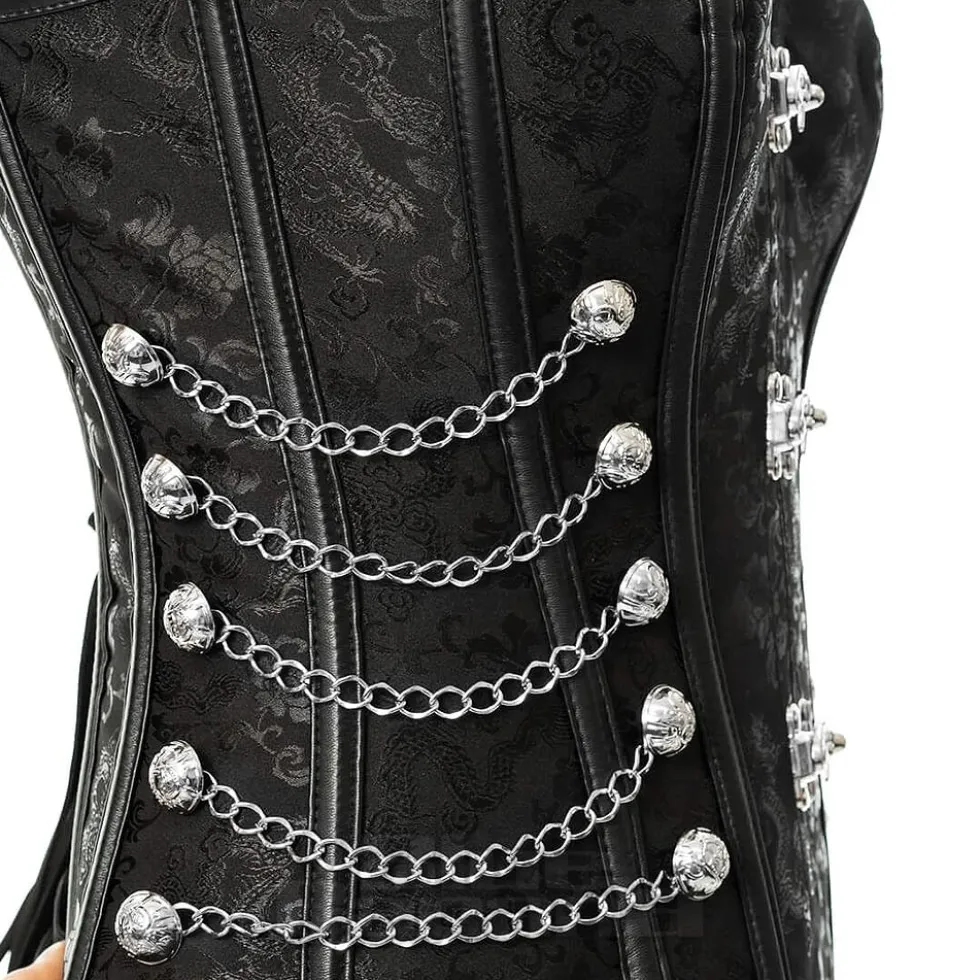 Vixxsin Steam Siren Corset (Black)